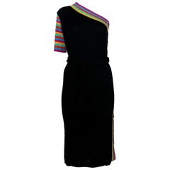 Yves Saint Laurent YSL Vintage Tricot Dress Size 40