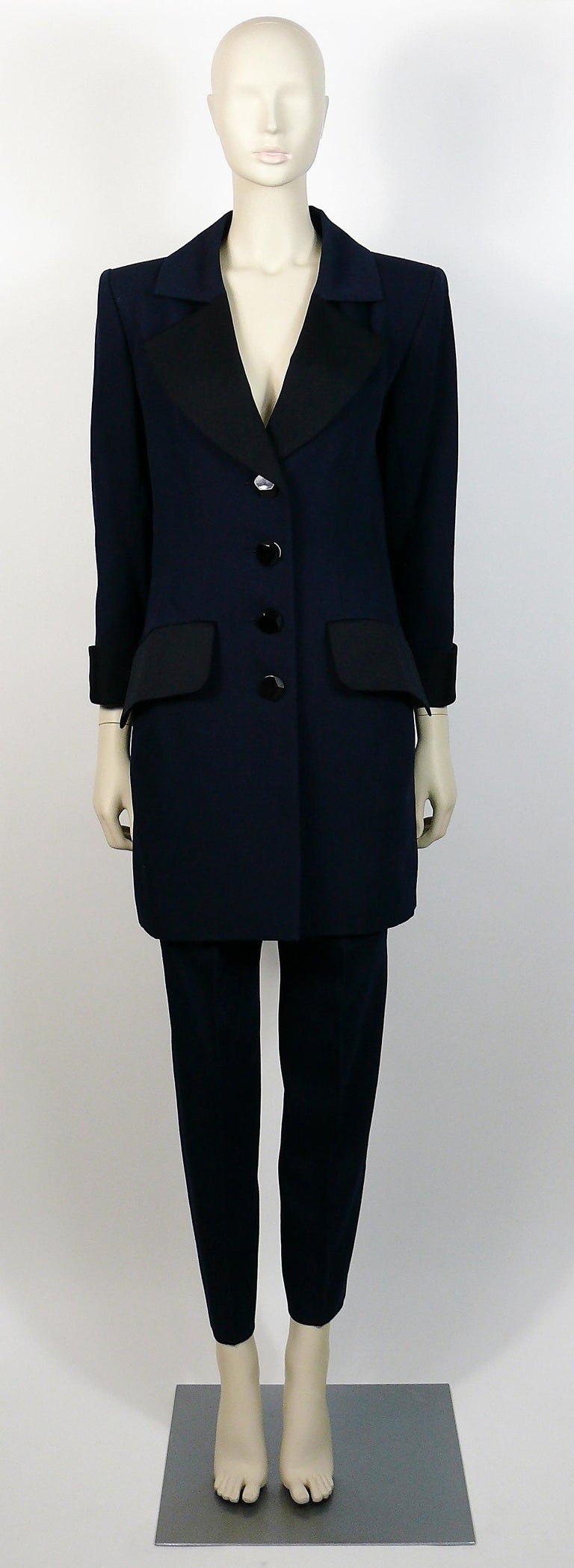 Yves Saint Laurent YSL Vintage Two-Piece Le Smoking Tuxedo ...