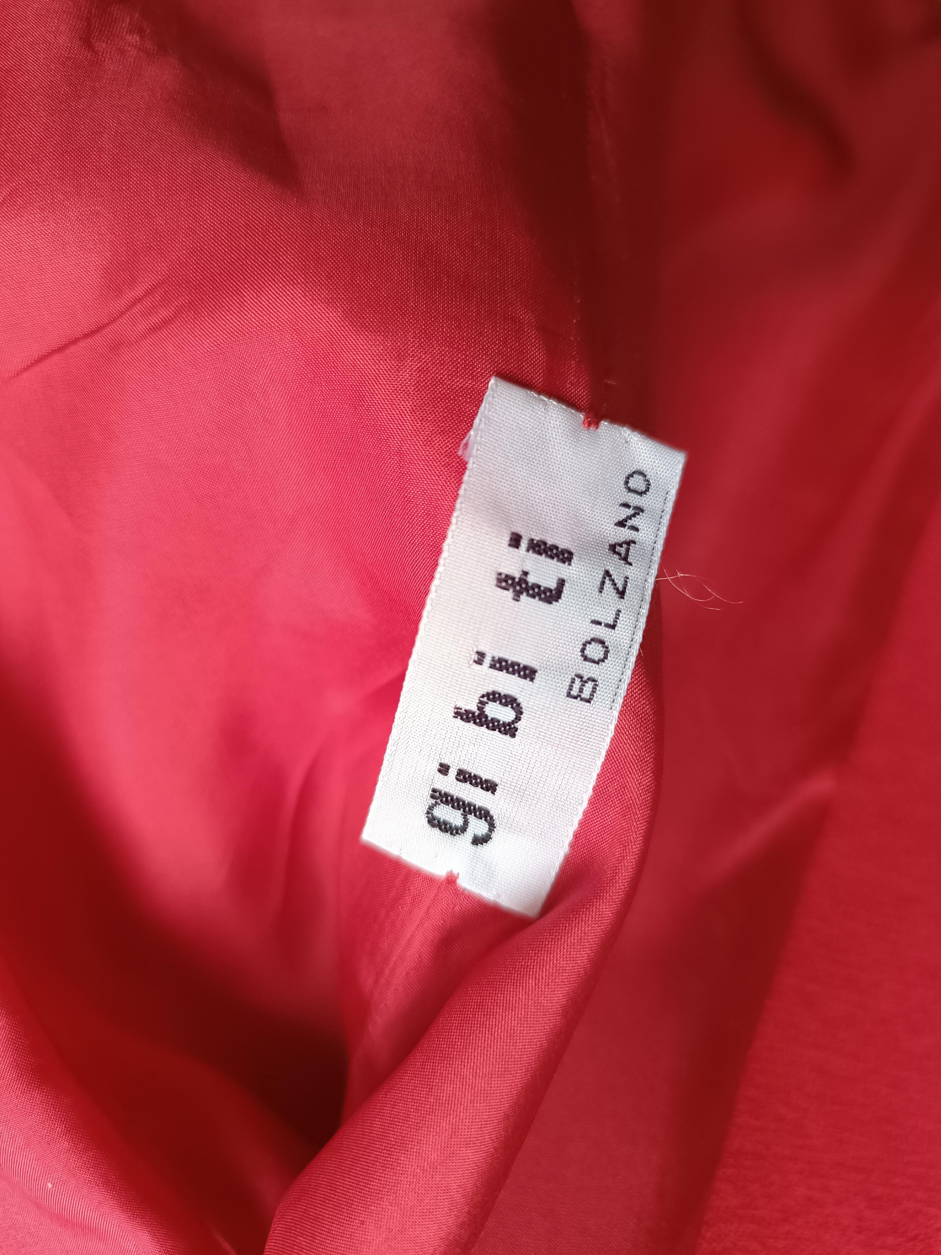 Yves Saint Laurent YSL Vintage Blazer / Giacca in lana rossa con finiture a contrasto in vendita 4