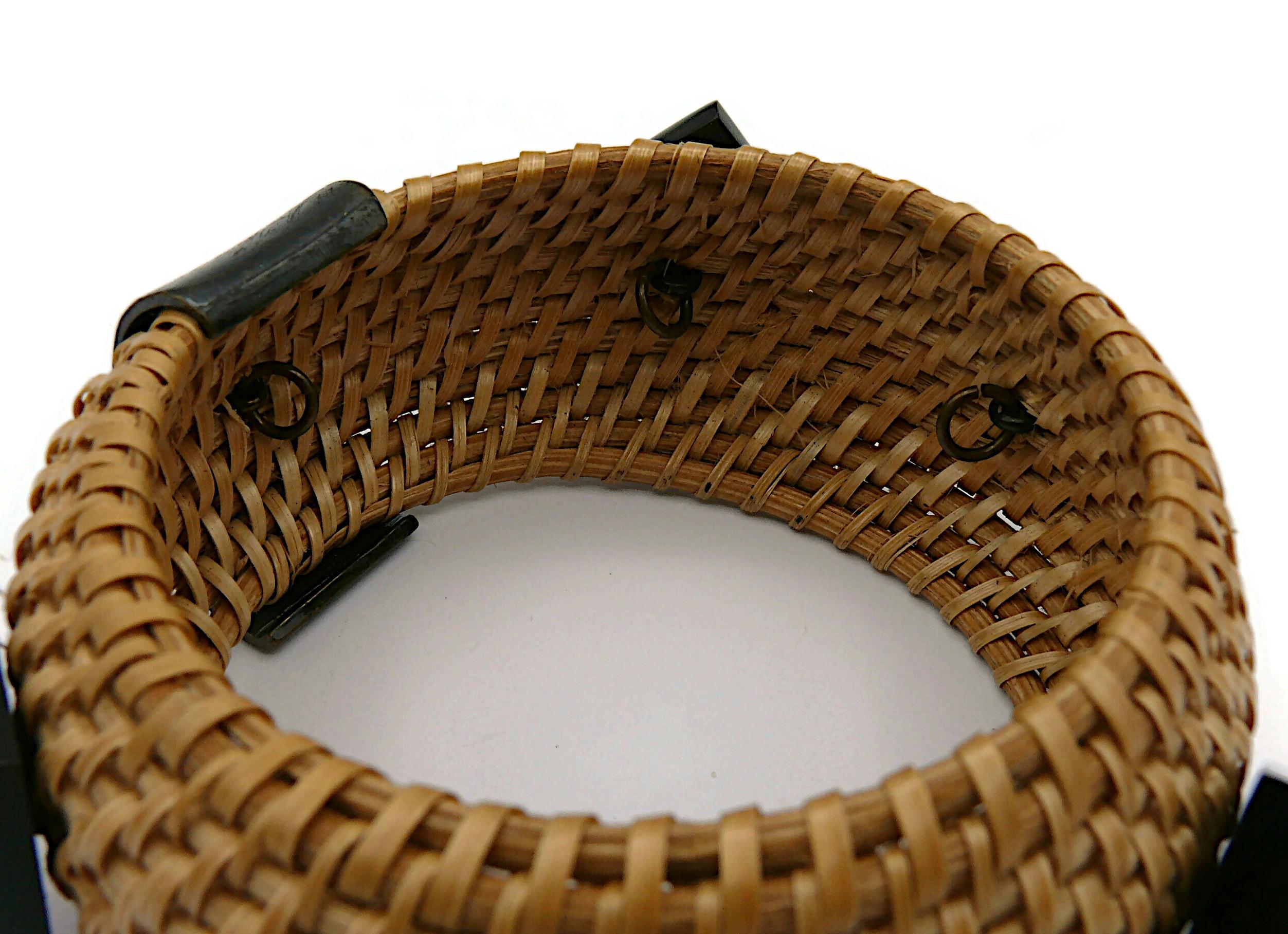 Yves Saint Laurent YSL Bracciale in vimini in vendita 7