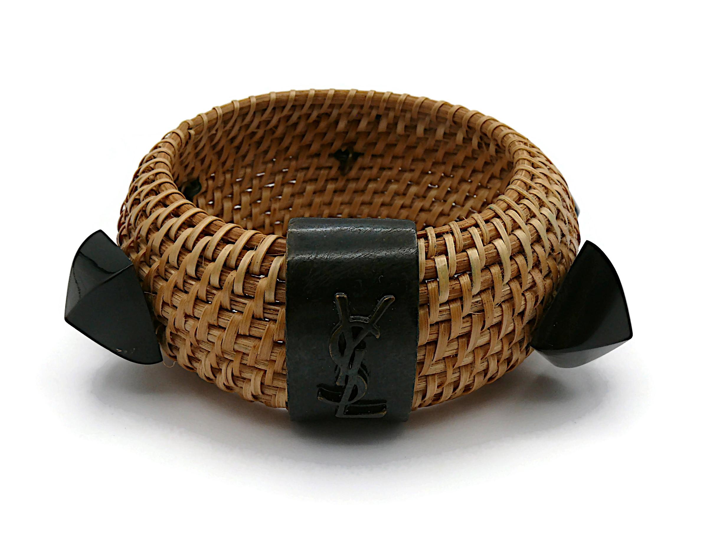 Yves Saint Laurent YSL Bracciale in vimini In condizioni buone in vendita a Nice, FR