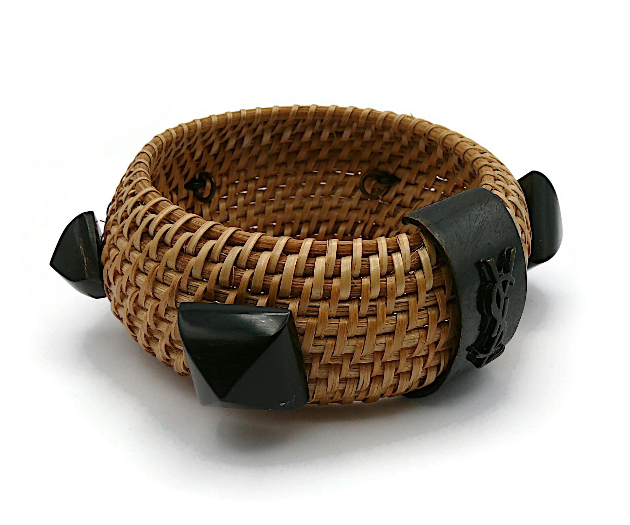 Donna Yves Saint Laurent YSL Bracciale in vimini in vendita
