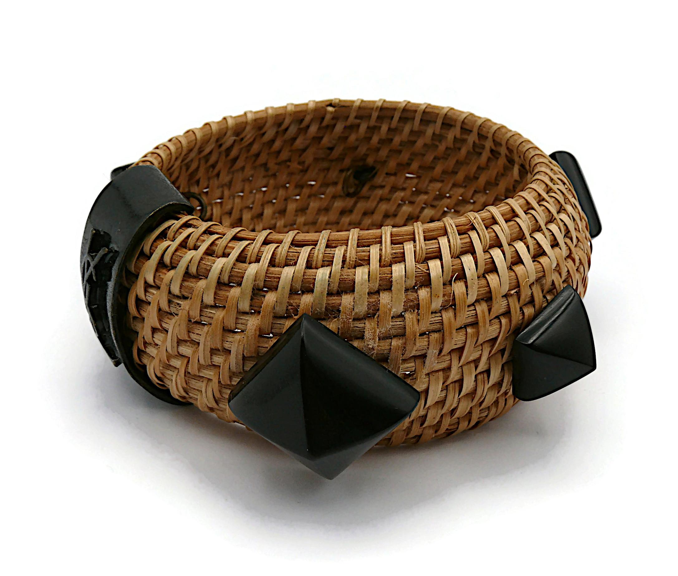 Yves Saint Laurent YSL Bracciale in vimini in vendita 4