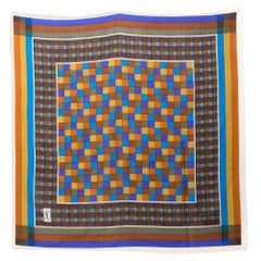 Vintage Yves Saint Laurent YSL Wool and Silk Scarf