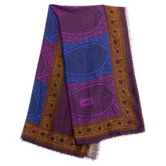 Vintage Yves Saint Laurent YSL Wool and Silk Shawl