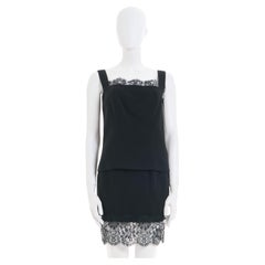 Yves Saint Laurent	F/W 1994 Ensemble jupe et top en dentelle noire