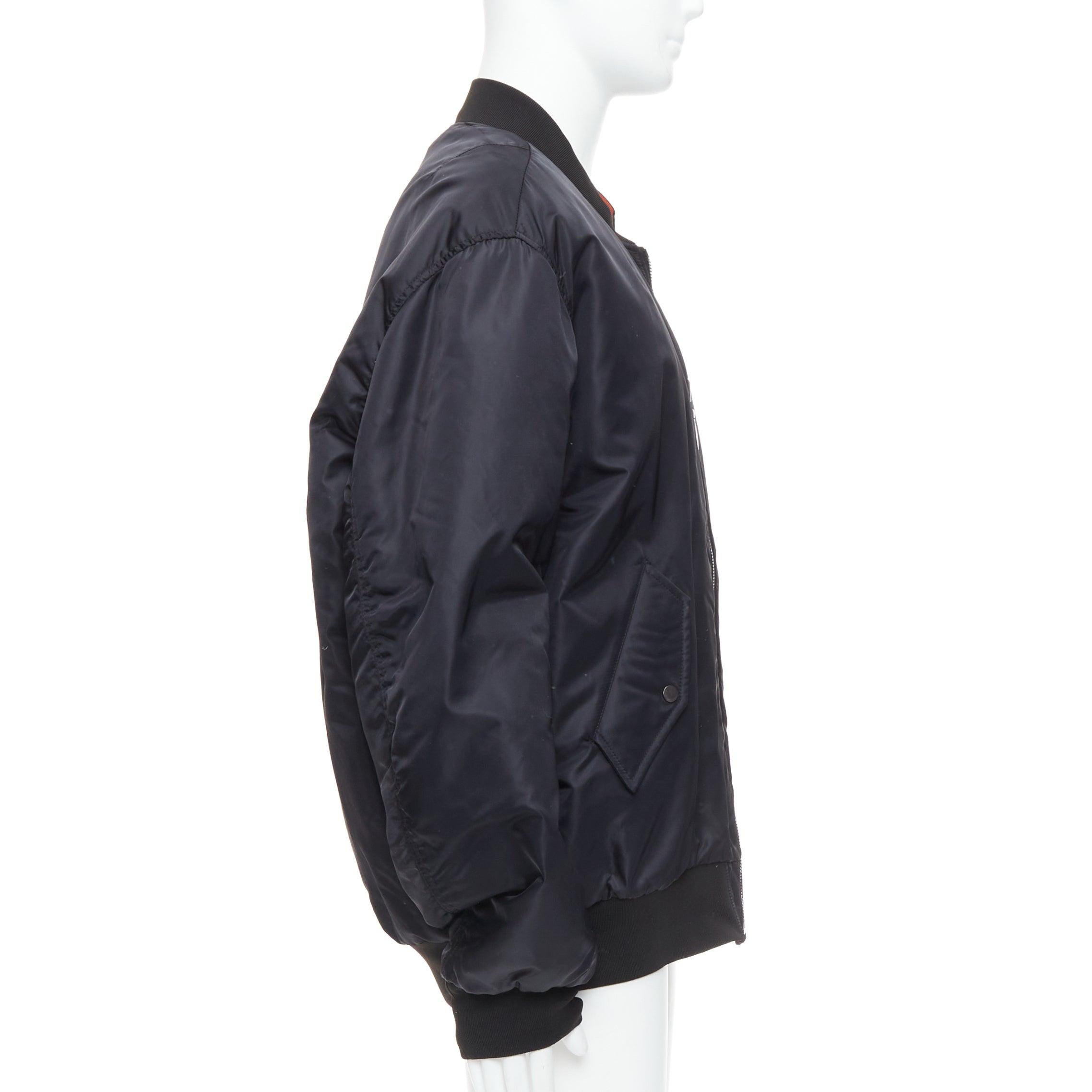 YVES SALOMON HOMME brown genuine real fur lined oversized bomber jacket FR46 S 1