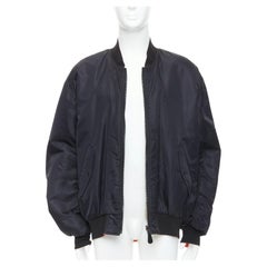 YVES SALOMON HOMME Chaqueta bomber oversize forrada de piel auténtica marrón FR46 S