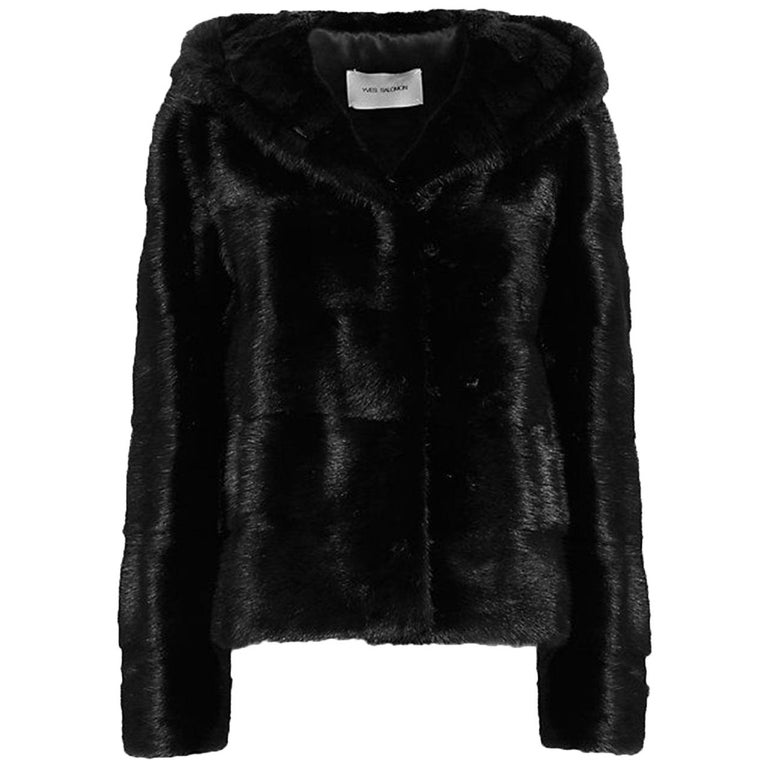 Yves Salomon Mink-Fur Hooded Jacket at 1stDibs | yves salomon mink jacket,  yves salomon fur coat, yves salomon fur jacket