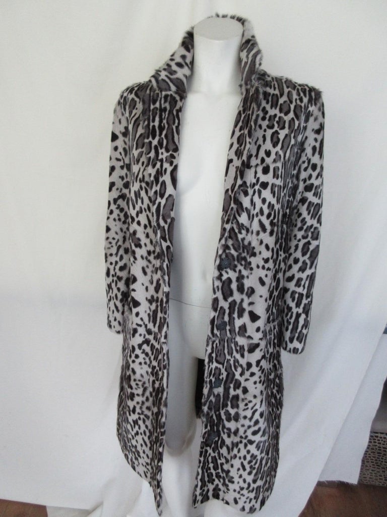 Yves Salomon Paris Leopard Fur Coat For Sale at 1stDibs | yves salomon  leopard coat