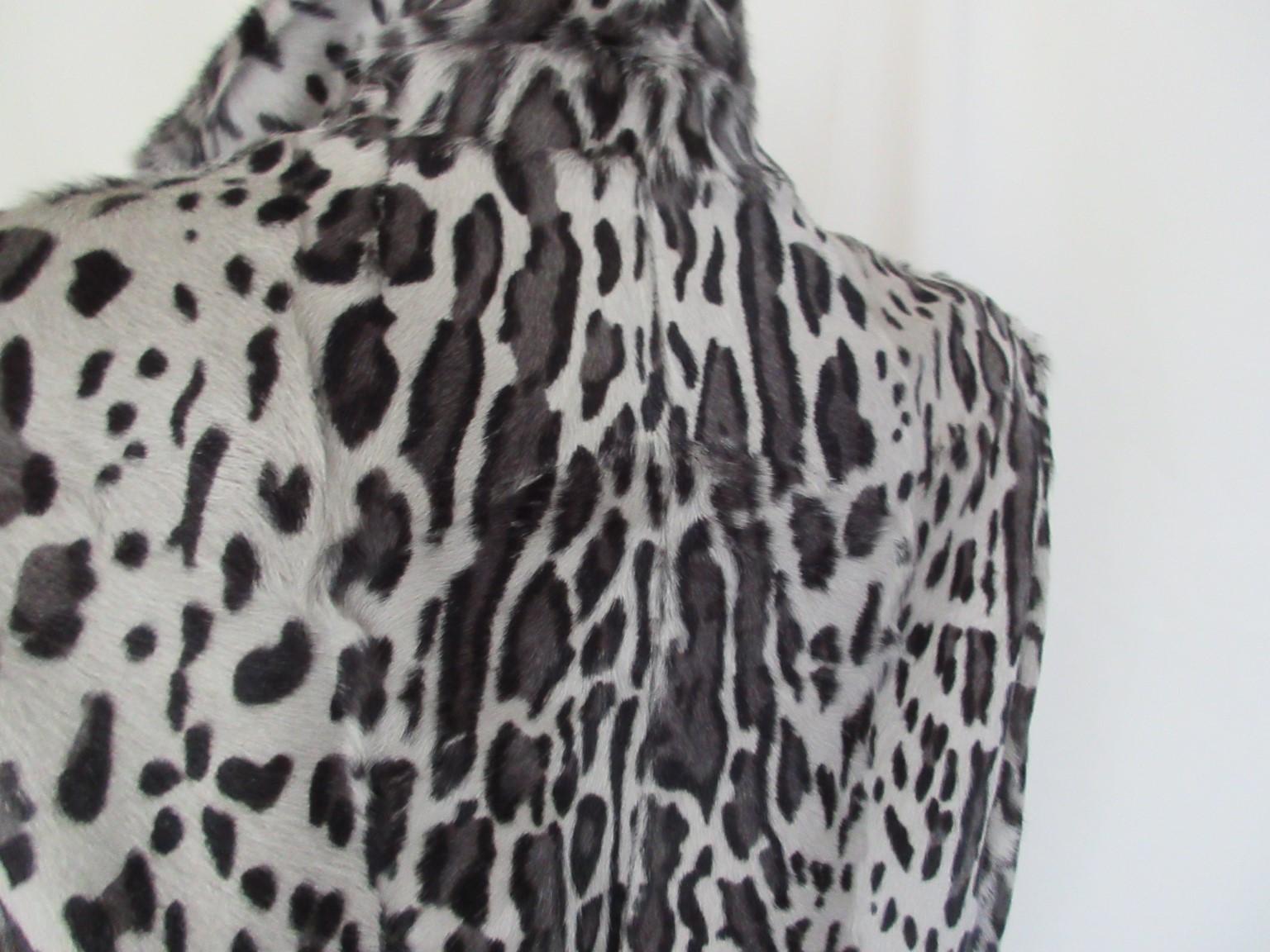 Yves Salomon Paris Leopard Fur Coat  For Sale 1