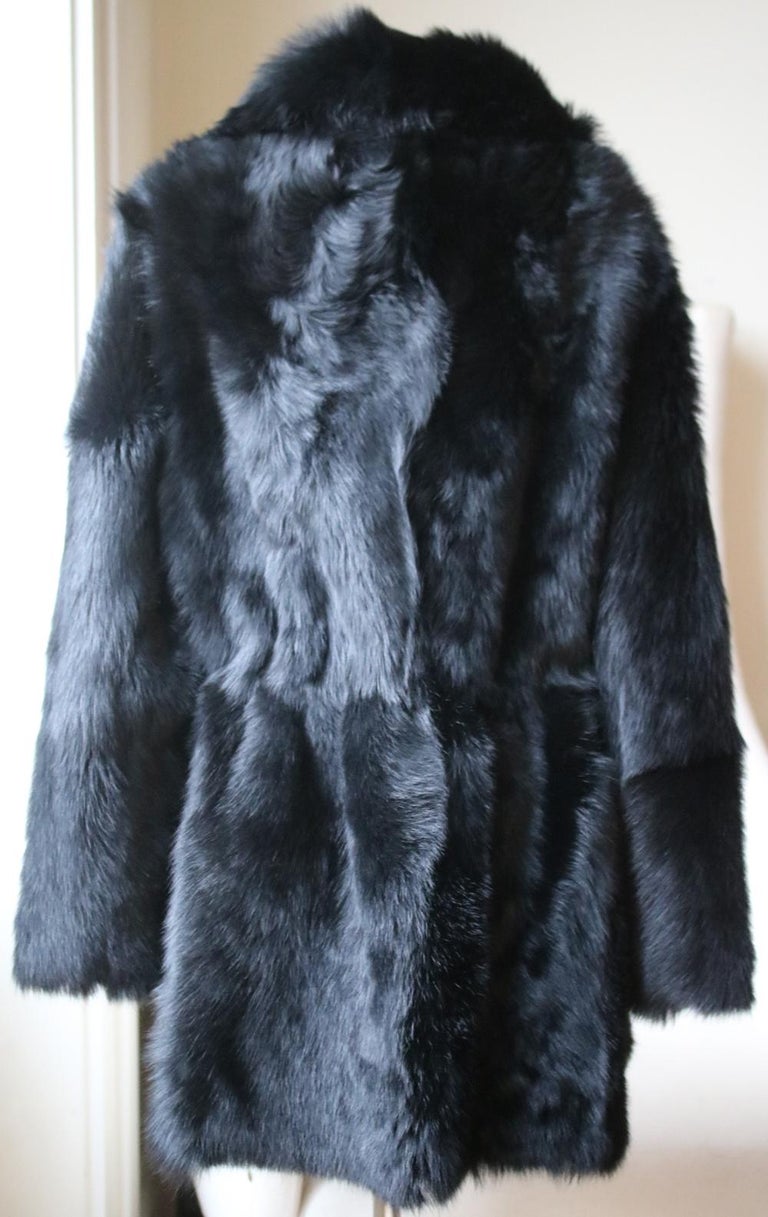 Yves Salomon Reversible Shearling Coat For Sale at 1stDibs