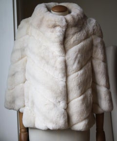 Yves Salomon Rex Rabbit-Fur Jacket