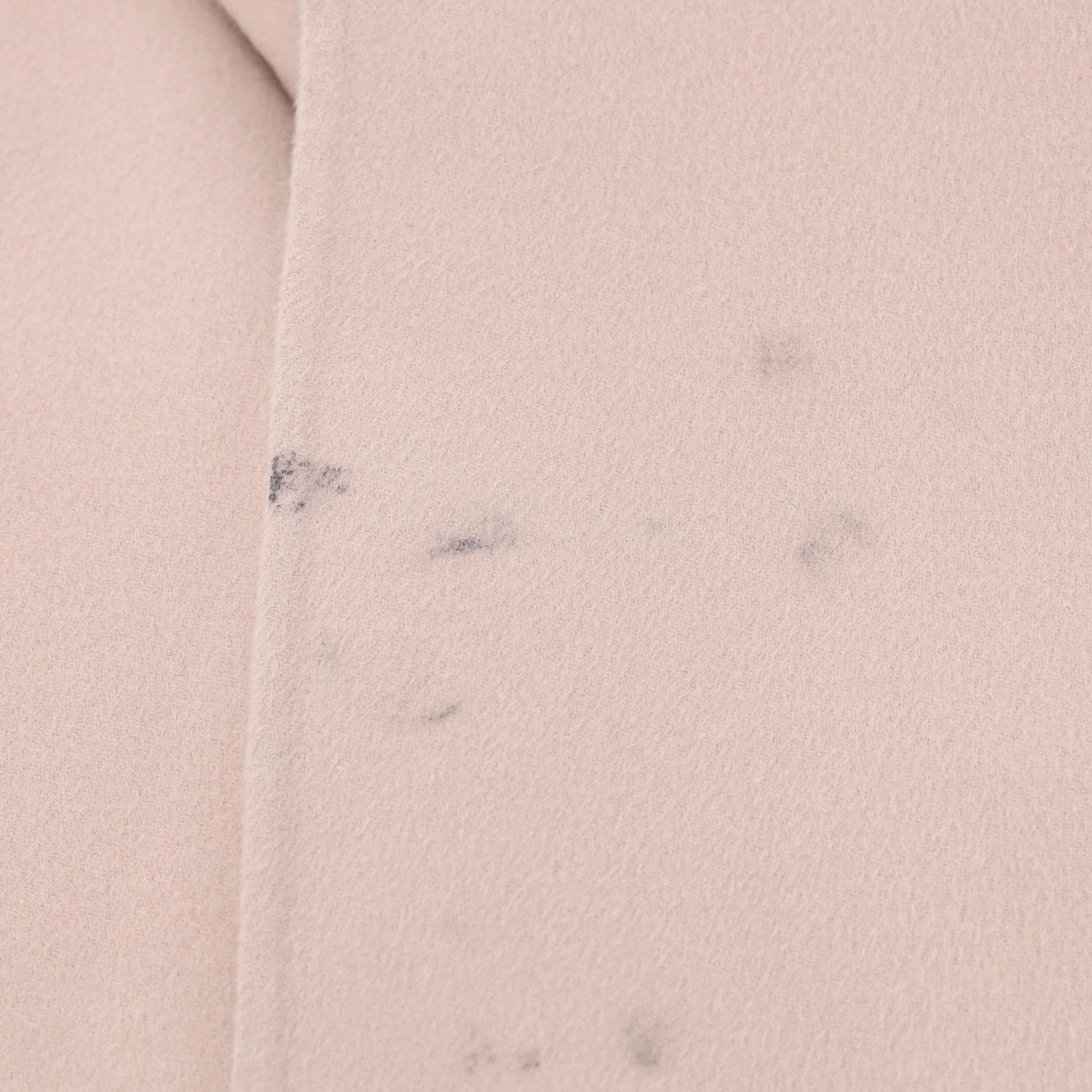 Yves Salomon Wool & Cashmere Coat With Lamb Shearling Collar For Sale 3
