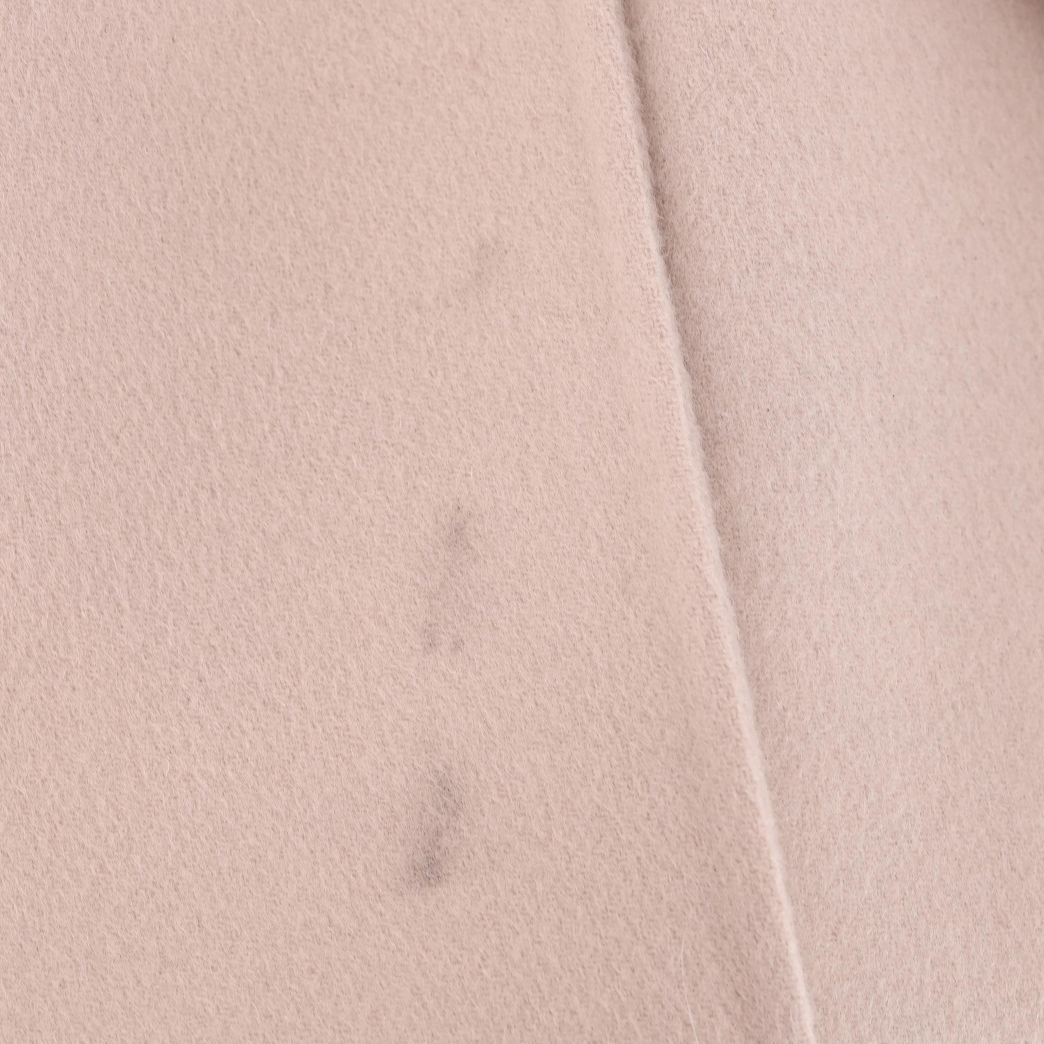 Yves Salomon Wool & Cashmere Coat With Lamb Shearling Collar For Sale 4