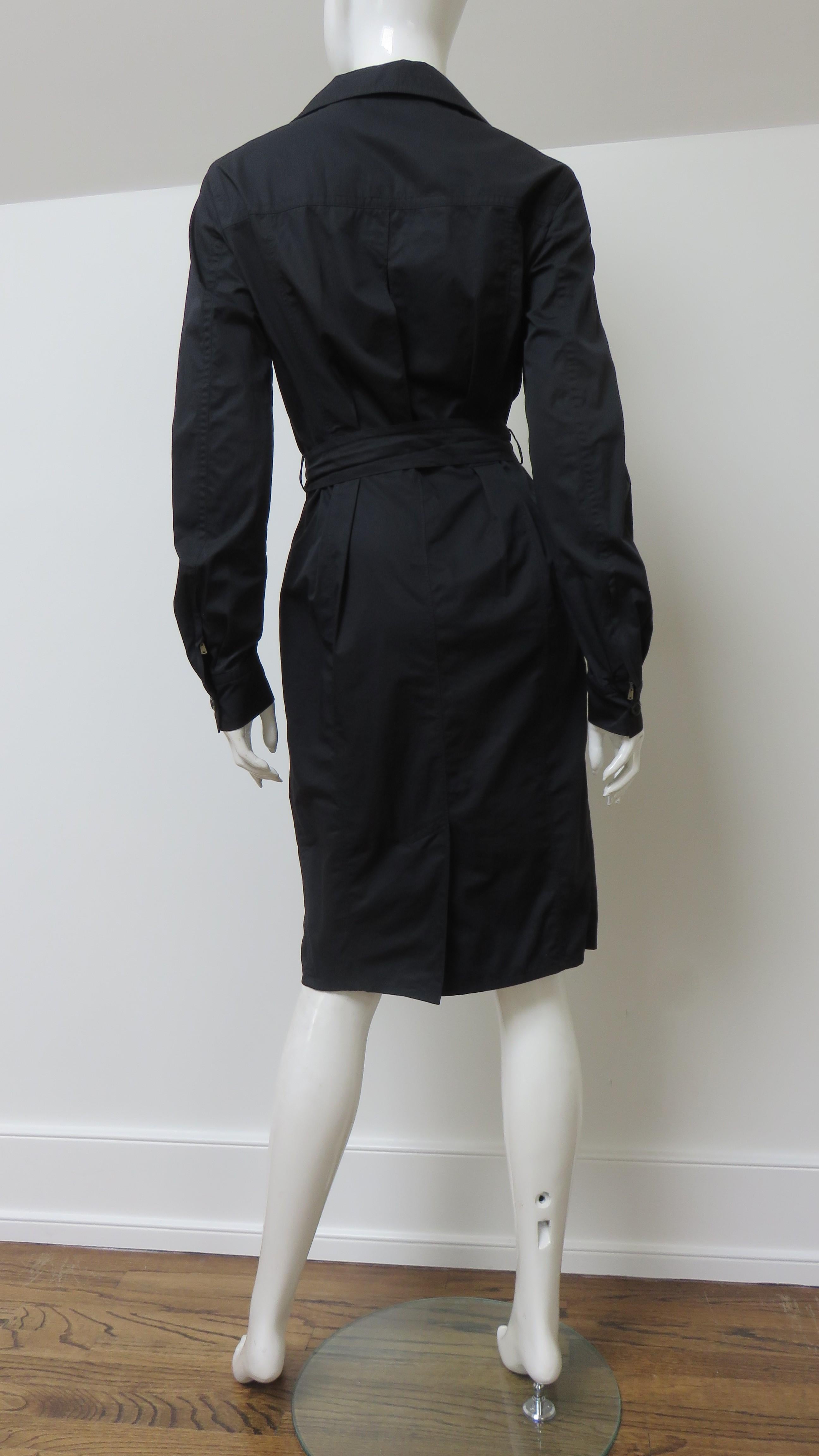 Yves St Laurent by Tom Ford Safari-Kleid mit Schnürung SS 2002 im Angebot 12