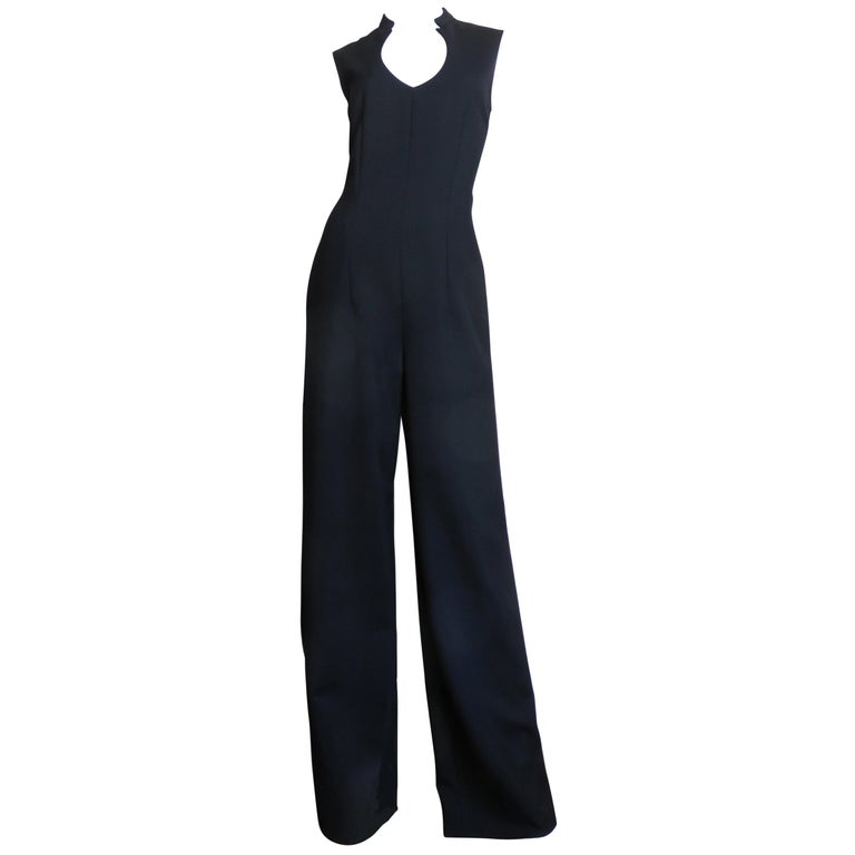 Yves St Laurent Cut out Jumpsuit A/W 2010 For Sale at 1stDibs