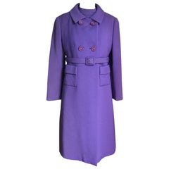 Vintage Yves St Laurent for Christian Dior 1960s Dress and Coat