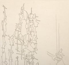Untitled from Le Surrealisme en 1947, Surrealist Etching by Yves Tanguy