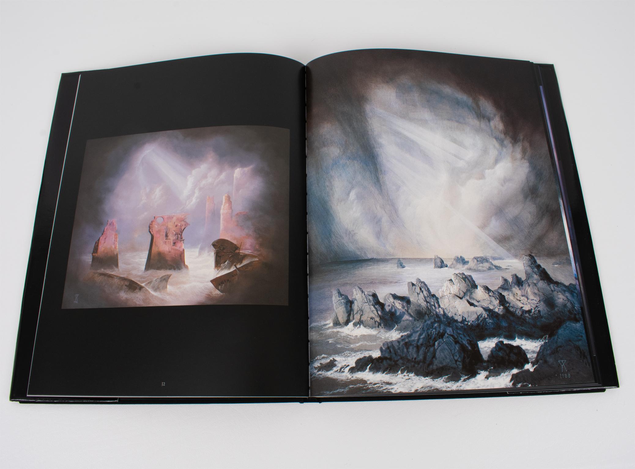 Paper Yves Thomas, Waves and Storms, French Artist-Painter Book, by Yves Thomas, 2011 For Sale
