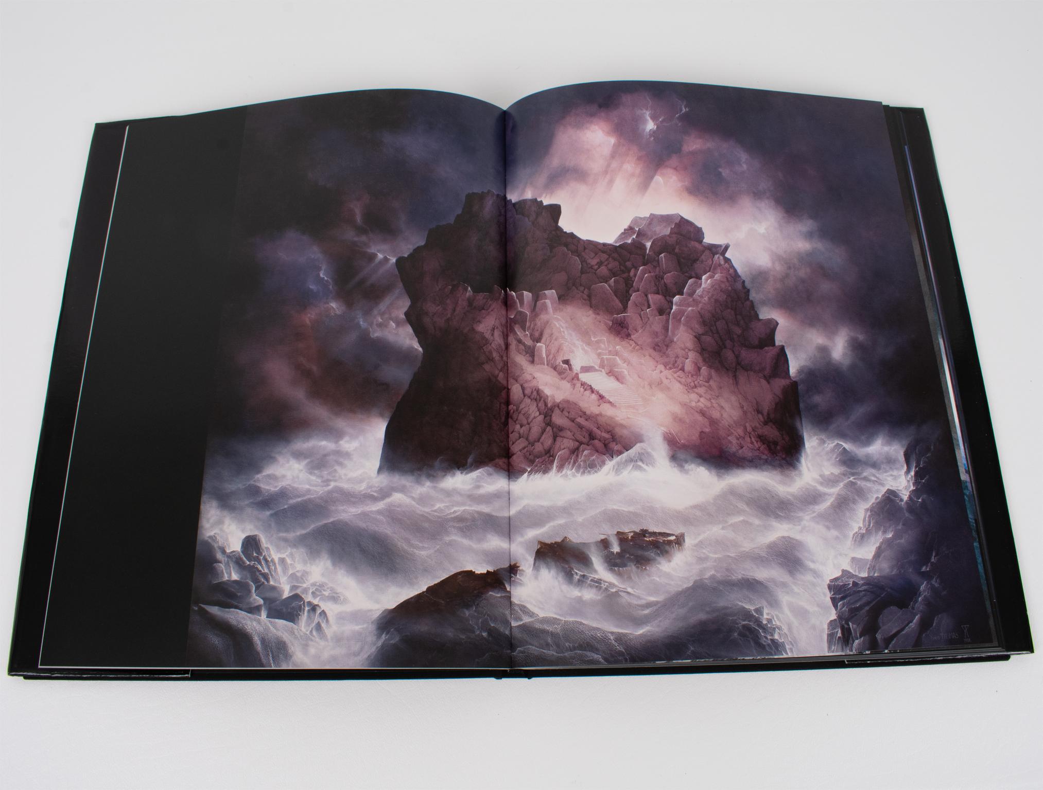 Papier Yves Thomas, Vagues et tempêtes, livre de l'artiste-peintre français, par Yves Thomas, 2011 en vente