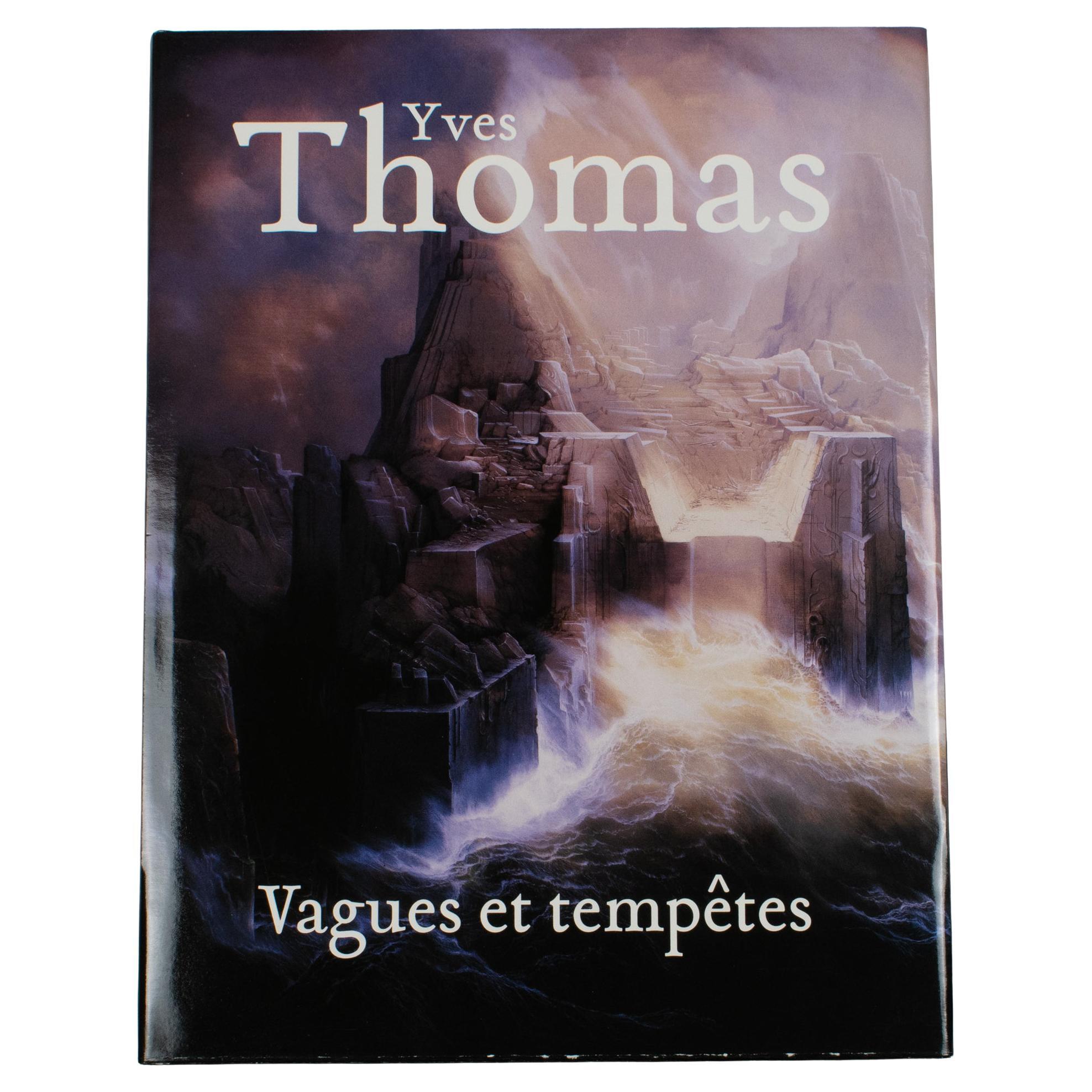 Yves Thomas, Vagues et tempêtes, livre de l'artiste-peintre français, par Yves Thomas, 2011 en vente