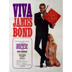 1963 Original movie poster - Viva James Bond - James Bond 007 vs. "Dr No"