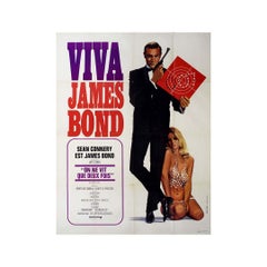 1967 Original movie poster - Viva James Bond - You Only Live Twice - 007