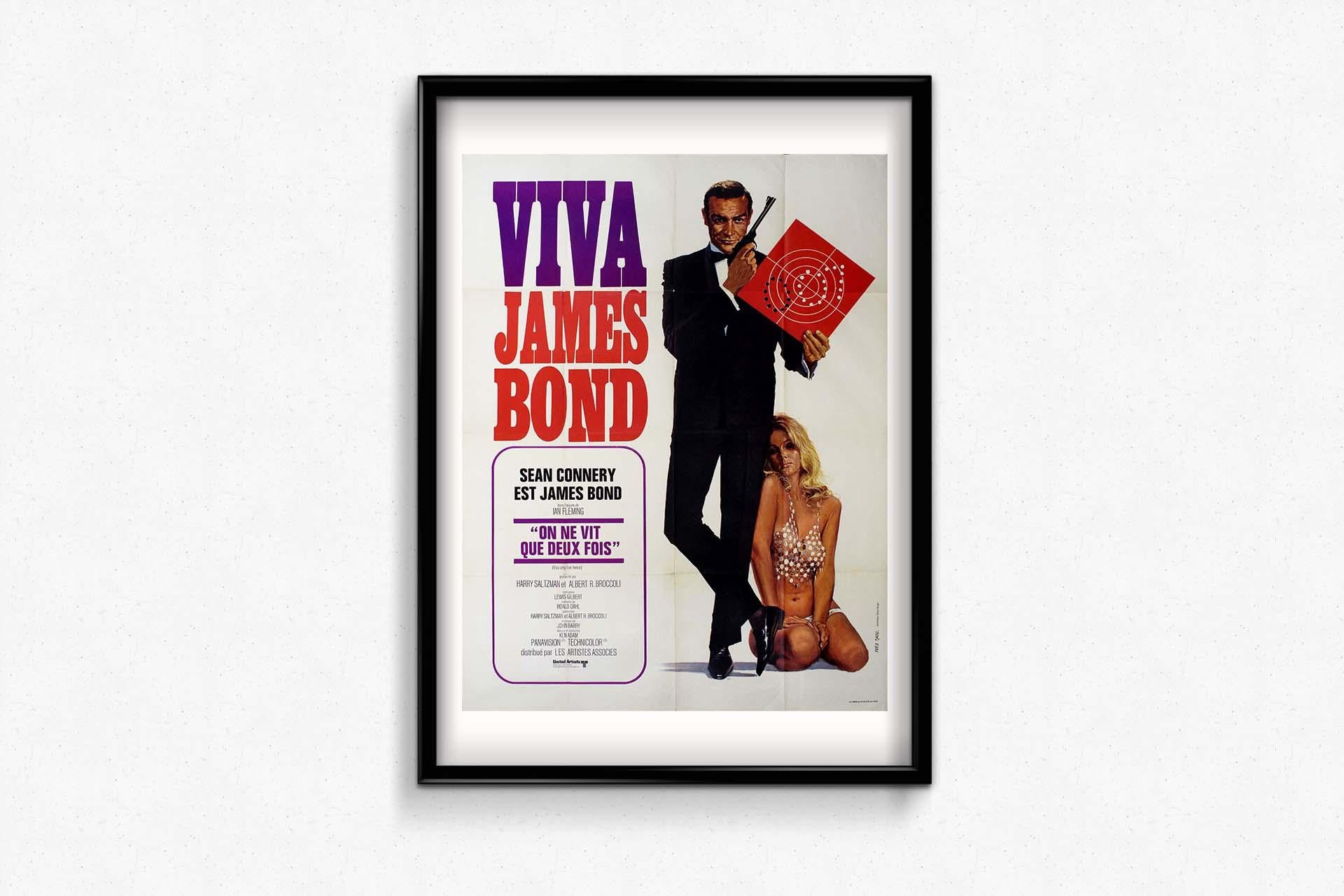 Original-Filmplakat „ Viva James Bond“ von 1967 – „You Only Live Twice“ – 007 im Angebot 2