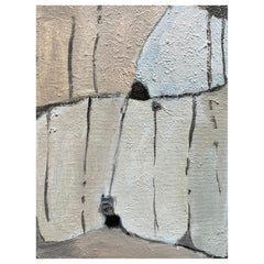 Yvette Dubois Habasque Quadro astratto cubista francese