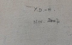 Abstraktes Ölgemälde des französischen Expressionismus