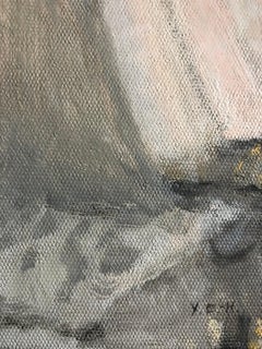 French Expressionist Abstract Oil Painting