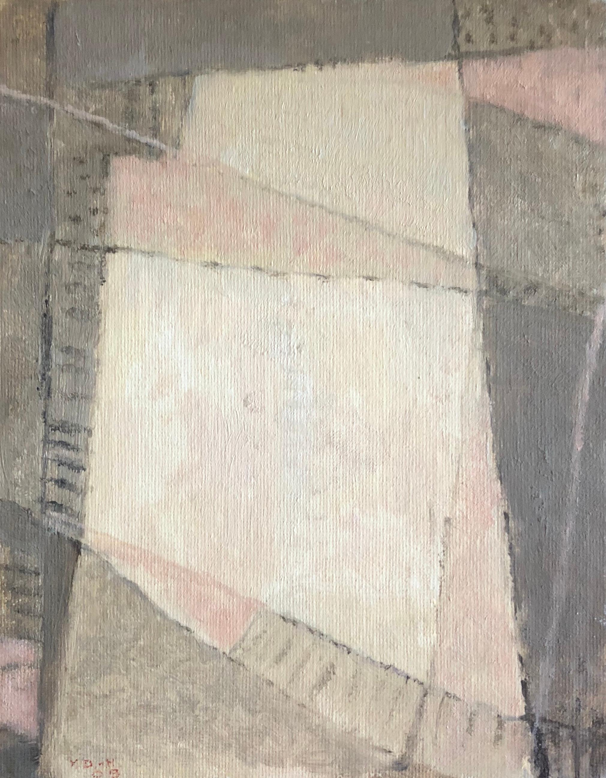 French Expressionist Abstract Oil Painting