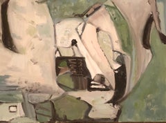 French Expressionist Abstract Oil Painting