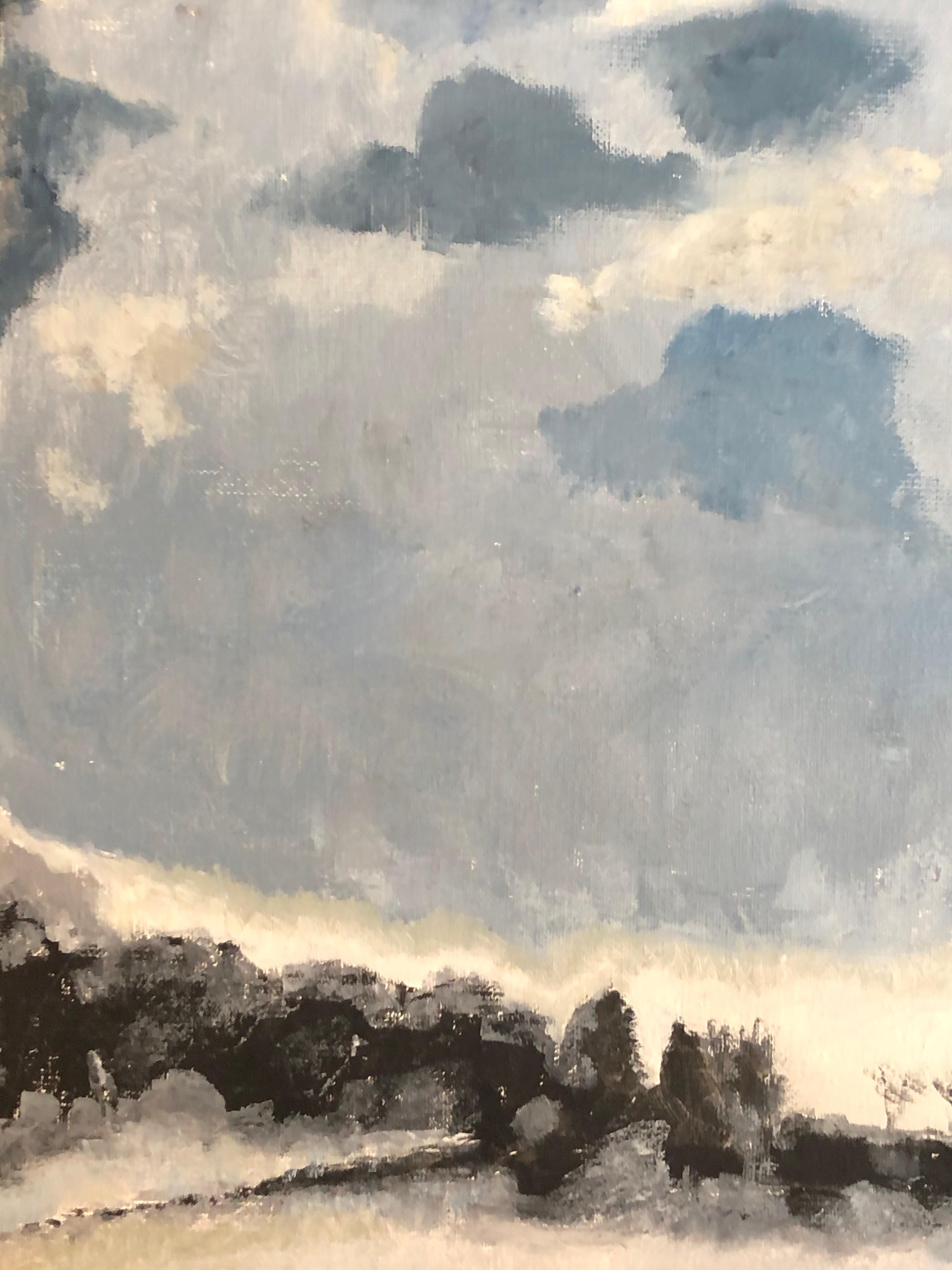 Originales Ölgemälde des brasilianischen Abstrakten Expressionisten - – Painting von Yvette Dubois Habasque