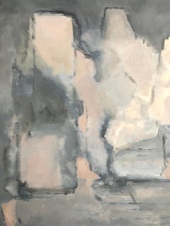 Parisian Abstract Expressionist Original Oil Painting -