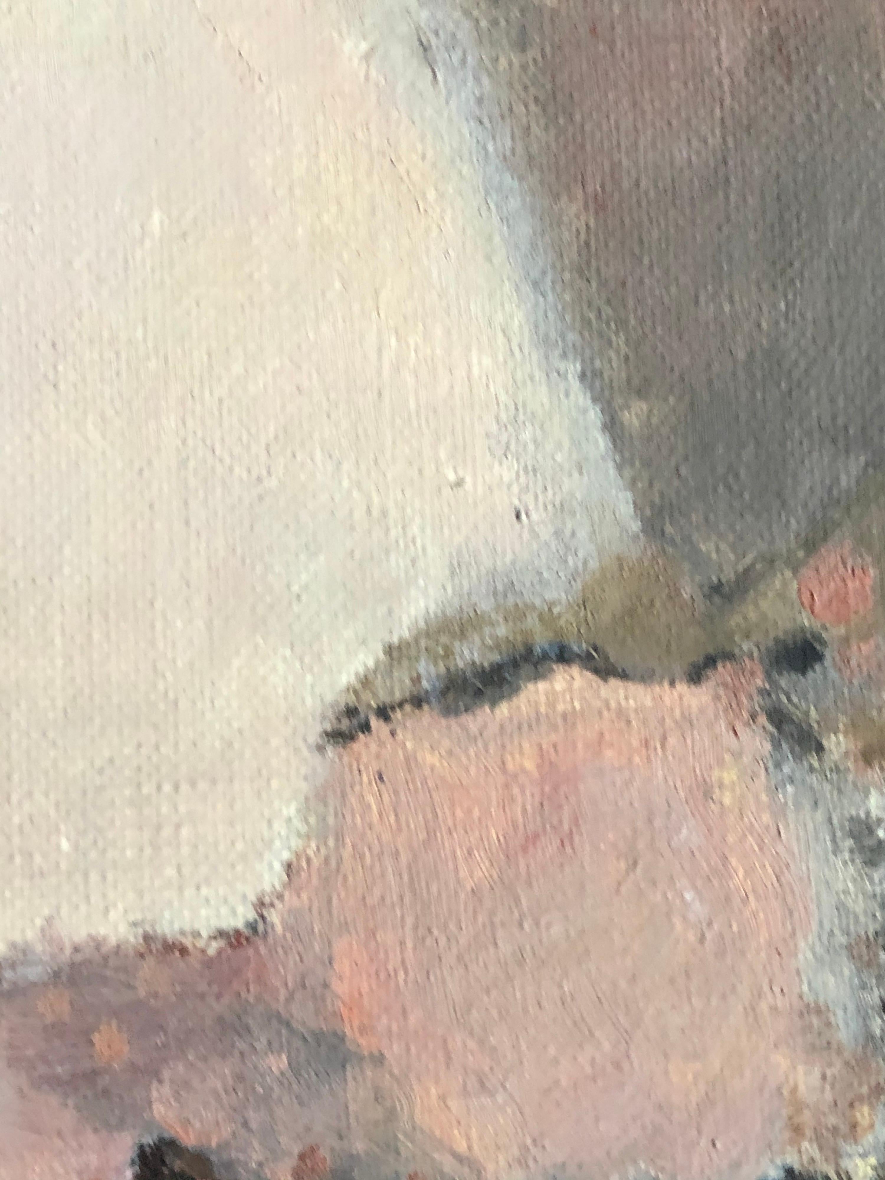 Impresionante óleo original 
de la artista abstracta francesa Yvette Dubois Habasque (1929-2016). 
pintura al óleo sobre lienzo, sin enmarcar
firmado y fechado verso 

lienzo: 10,5 x 18 pulgadas

El cuadro tiene una excelente procedencia, ya que