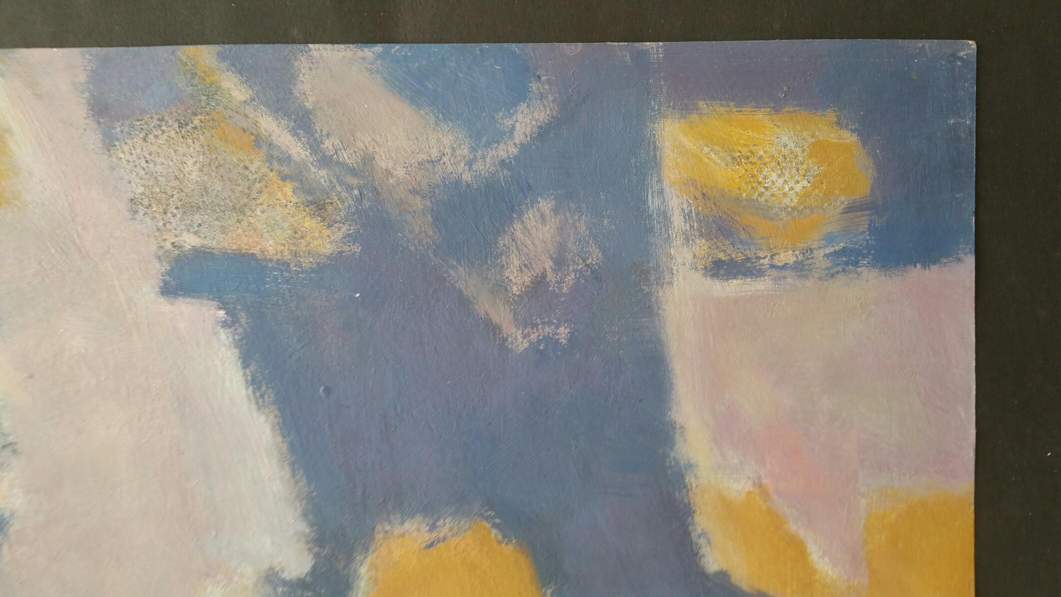 Stunning original oil painting by the French abstract artist, Yvette Dubois-Habasque (1929-2016). The painting has excellent provenance having come from the artists studio sale in Paris. We will provide a Certificate of Authenticity with the