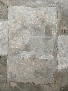 NUANCES ET FORMES DE COULEURS - TONS PASTEL ATTÉNUÉS PEINTURE ABSTRAITE CUBISTE FRANÇAISE