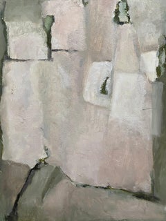YVETTE DUBOIS HABASQUE (1929-2016) PITTURA ASTRATTA CUBISTA FRANCESE