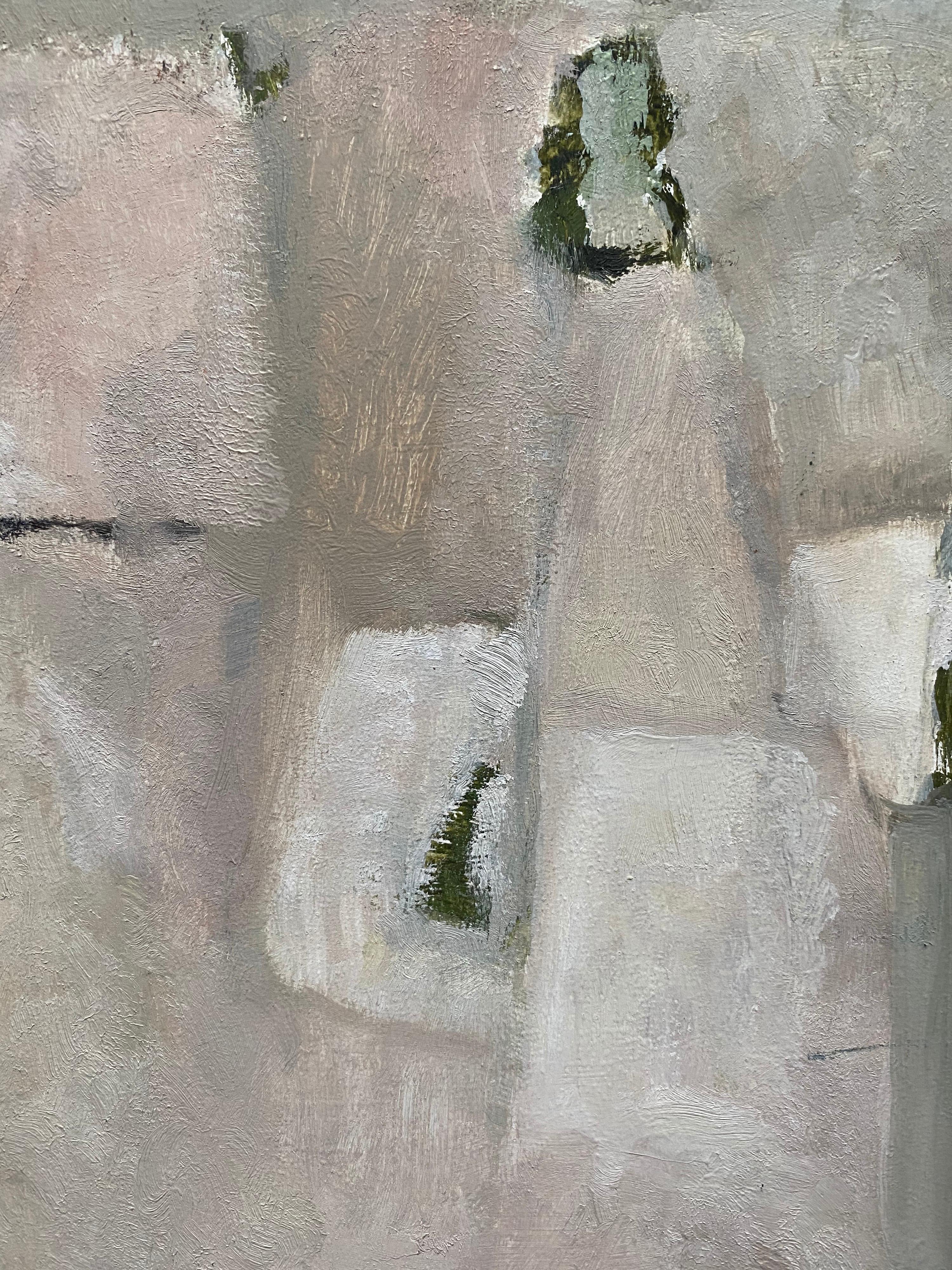 DUBOIS-HABASQUE (1929-2016), peinture d'abstraite franco-française - Expressionnisme abstrait Painting par Yvette Dubois Habasque