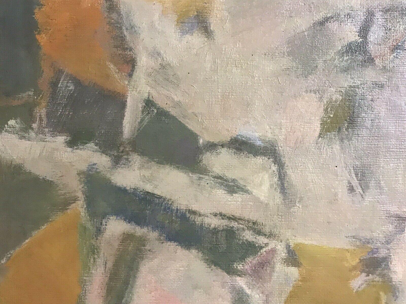YVETTE DUBOIS-HABASQUE (1929-2016) FRENCH CUBIST ABSTRACT PAINTING For Sale 1