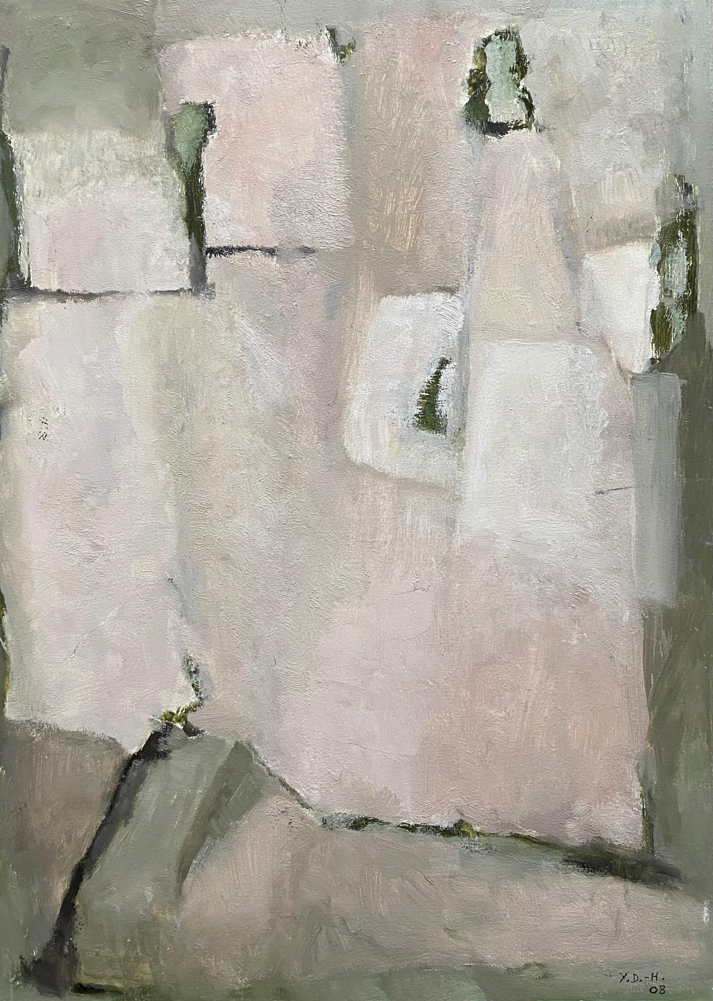 Abstract Painting Yvette Dubois Habasque - DUBOIS-HABASQUE (1929-2016), peinture d'abstraite franco-française