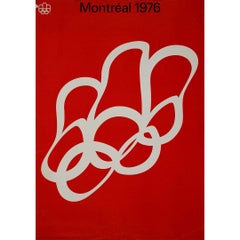 1972 original poster for the 1976 Summer Olympics in Montréal, Canada