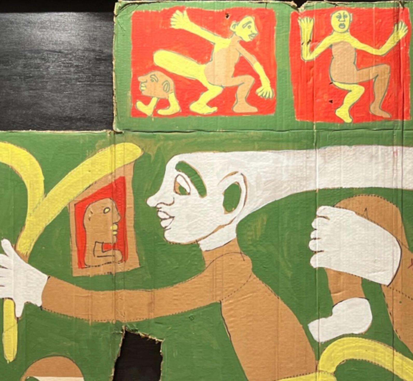 Sans titre - École française Mixed Media Art par Yvon Taillandier