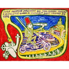 Original work by Yvon Taillandier from the 80s - Petit aviateur
