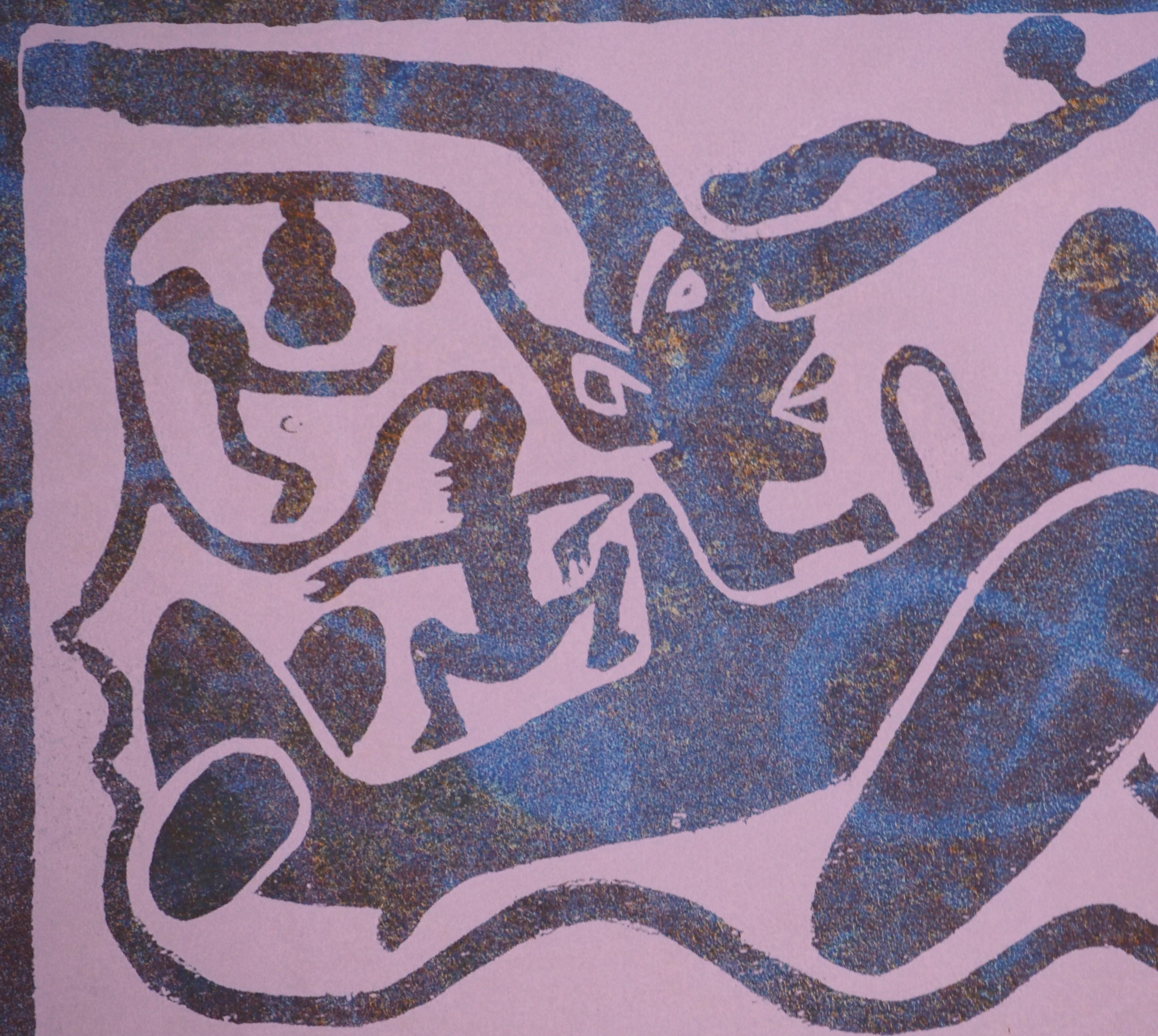 A World at Altitude - Original Handsigned Screen Print For Sale 2