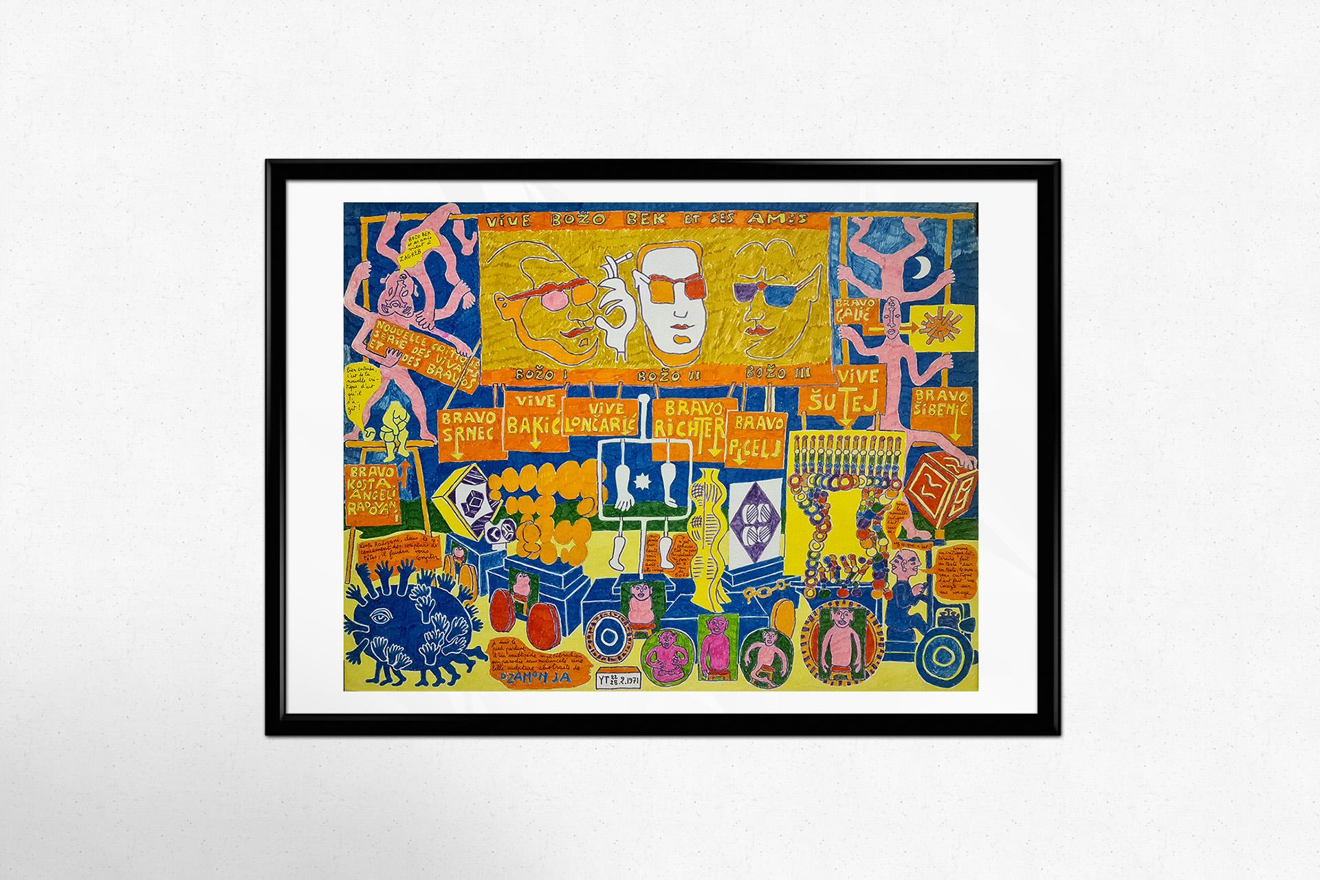 Fantastisches Universum von Yvon Taillandier – Vive Bozo Bek et Ses amis im Angebot 1