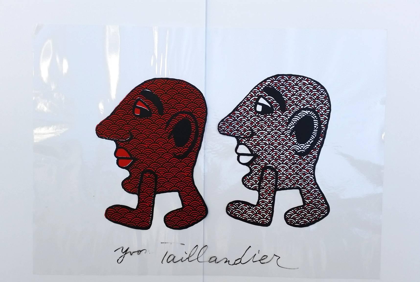 Yvon Taillandier Figurative Print - Kapitipede Duo 2