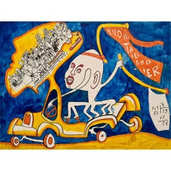Quadro originale di Yvon Taillandier - Chez Joel Bar Restaurant Ivry